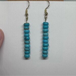 Howlite earrings handmade